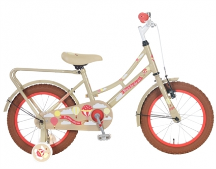 Afbeelding van Meisjesfiets Popal Omafiets OM16 Beige 16 Inch