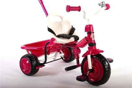 Afbeelding van Yipeeh Driewieler Deluxe Roze Roze