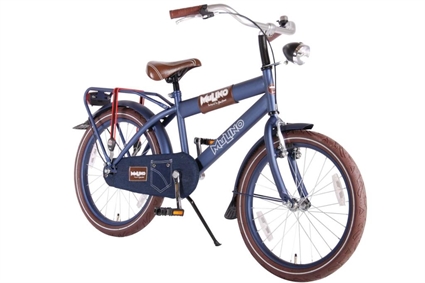 Afbeelding van Mulino Urban Jeans by Jan Smit 20 inch jongensfiets Mat Blauw
