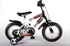 Yipeeh Football 12 inch jongensfiets Zwart Wit