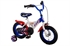 Yipeeh Police 12 inch jongensfiets Wit / Blauw