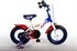 Yipeeh Police 12 inch jongensfiets Wit / Blauw