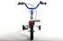 Yipeeh Police 12 inch jongensfiets Wit / Blauw