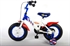 Yipeeh Police 12 inch jongensfiets Wit / Blauw