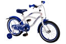 Afbeelding van Volare White Cruiser 16 inch jongensfiets Wit-Blauw