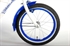 Volare White Cruiser 16 inch jongensfiets Wit-Blauw