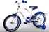 Volare White Cruiser 16 inch jongensfiets Wit-Blauw