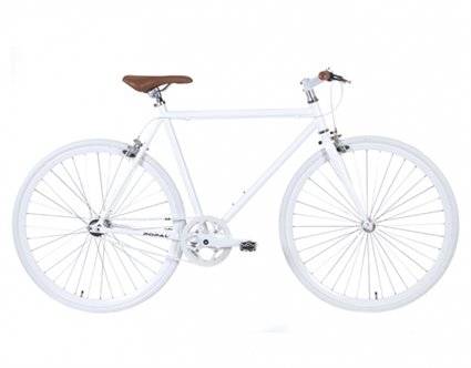 Afbeelding van Jongensfiets Popal Fixed Gear Pro MH28 Wit 28 Inch