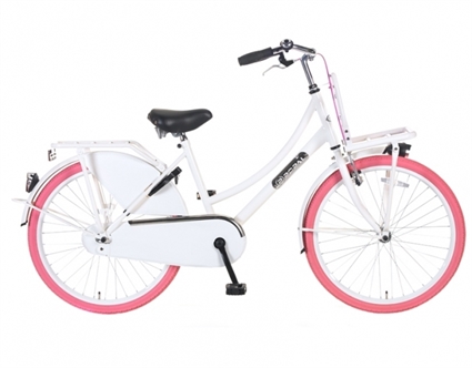 Afbeelding van Meisjesfiets Popal Daily Dutch Select ZD24 Wit 24 Inch