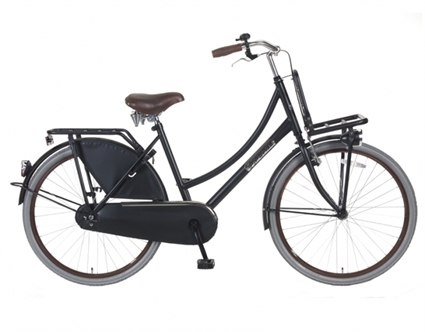 Afbeelding van Meisjesfiets Popal Daily Dutch Select ZD26 Mat Zwart 26 Inch