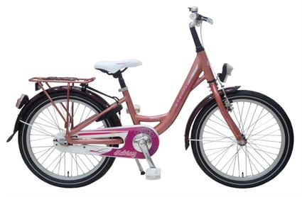 Afbeelding van Aluminium Volare Ashley 20 inch meisjesfiets Old pink