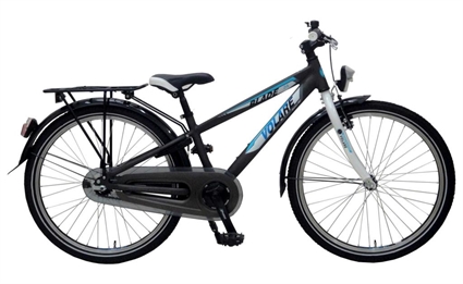 Afbeelding van Volare Aluminium City Blade 24 inch jongensfiets Mat Gunny Grijs