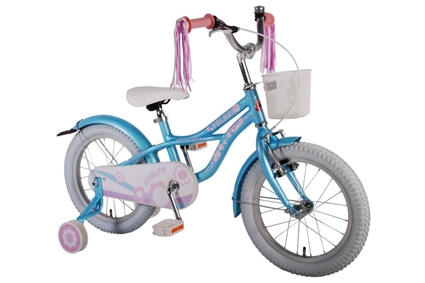 Afbeelding van Volare Aluminium Ashley Cruiser 16 inch meisjesfiets Wit / Paars