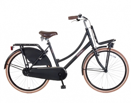 Afbeelding van Meisjesfiets Popal Urban OV26 Mat Zwart 26 Inch