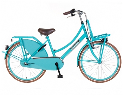 Afbeelding van Meisjesfiets Popal Daily Dutch Basic Plus TR24N3 Blauw 24 Inch