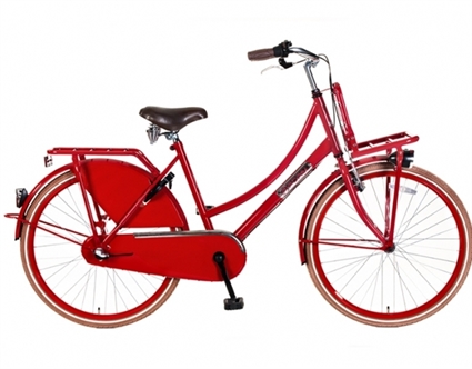 Afbeelding van Meisjesfiets Popal Daily Dutch Basic Plus TR26N3 Rood 26 Inch