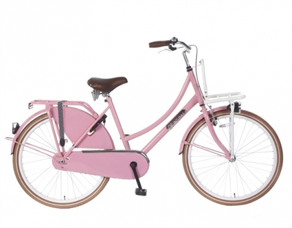 Afbeelding van Meisjesfiets Popal Daily Dutch Basic Plus TR26N3 Roze 26 Inch
