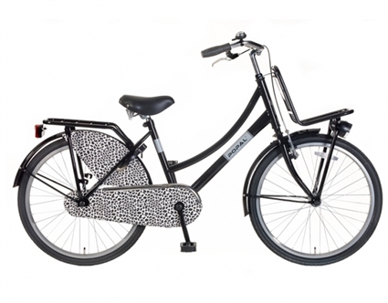 Afbeelding van Meisjesfiets Popal Urban Basic OV24 Luipaard 24 Inch