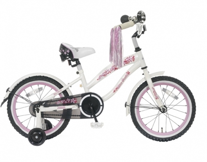 Afbeelding van Meisjesfiets Popal BelaWit 16 Inch