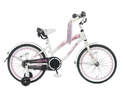 Afbeelding van Meisjesfiets Popal BelaWit 18 Inch